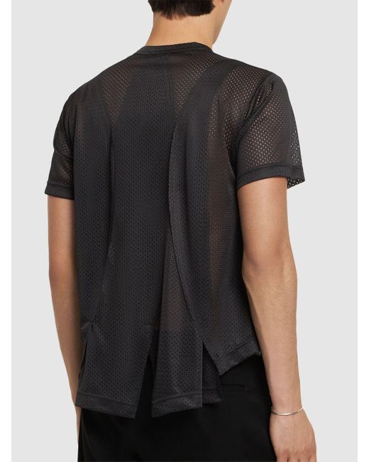 Camiseta de algodón jersey Comme des Garçons de hombre de color Black