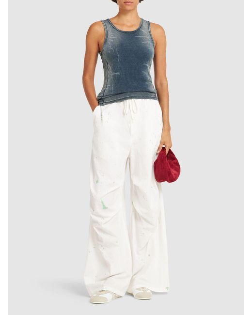 DIESEL Blue Damen T-Go Denim Tank Top