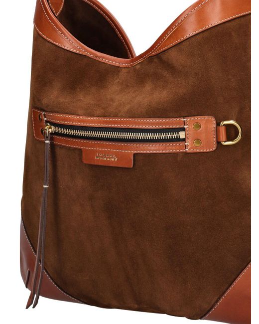 Isabel Marant Brown Botsy Day Leather Shoulder Bag