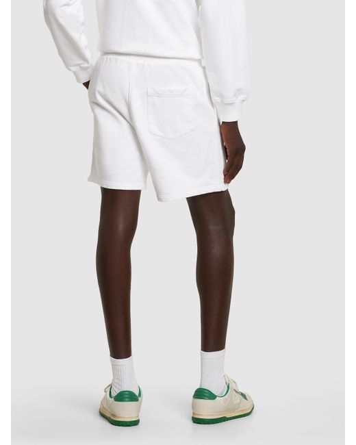 Shorts deportivos de algodón Casablancabrand de hombre de color White