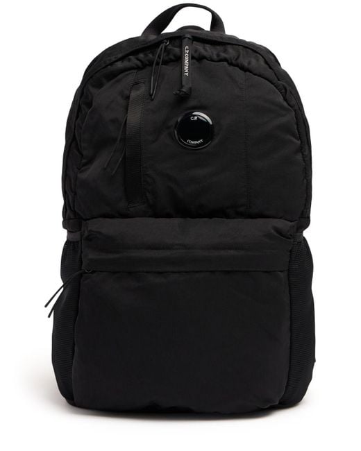 C P Company Herren Nylon B Lens Backpack in Black für Herren