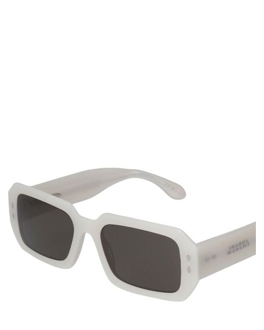 Isabel Marant Gray The New Maxi Temple Acetate Sunglasses