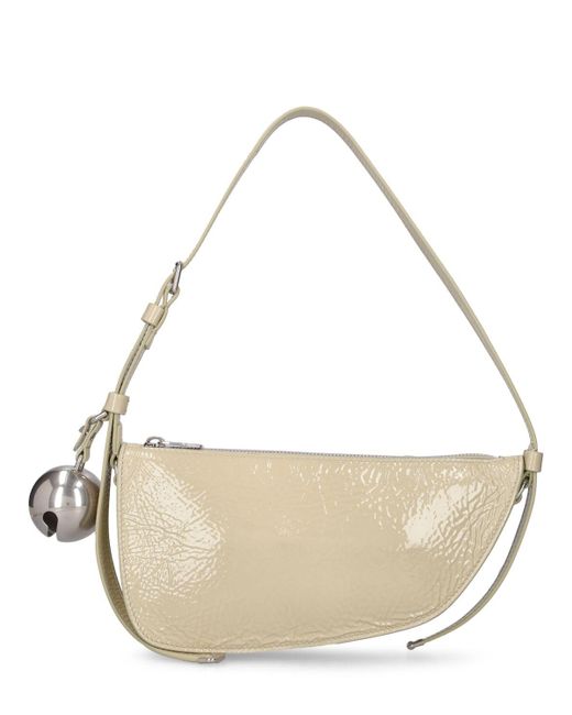 Burberry Natural Mini Shield Sling Leather Bag