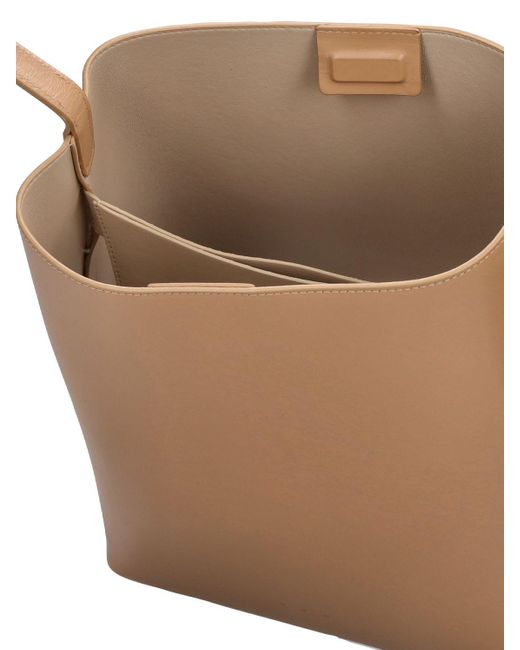 Aesther Ekme Natural Sac Bucket Smooth Leather Shoulder Bag