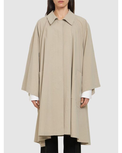 The Row Natural Trenchcoat Aus Baumwolle "leinster"