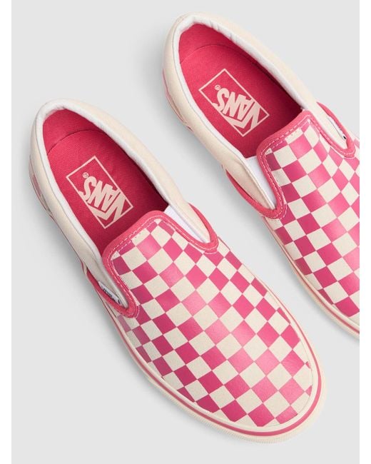 Sneakers slip-on Vans de color Pink