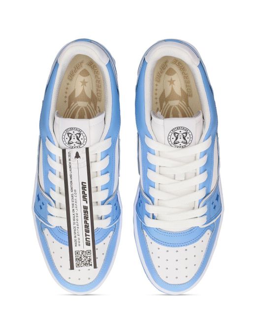Sneakers low top con logo di ENTERPRISE JAPAN in Blue da Uomo