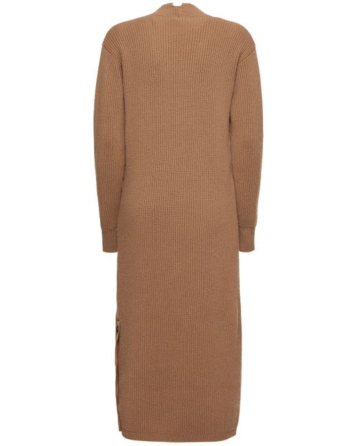 送料関税込■S Max Mara■Vincita ウールカシミアセータードレス Vincita wool and cashmere sweater dress in beige - S Max
