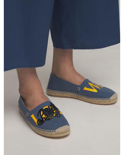 Loewe Canvas Paula's Ibiza Espadrilles in Blue/Yellow (Blue) for 