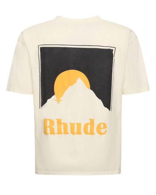 メンズ Rhude Moonlight コットンtシャツ Natural