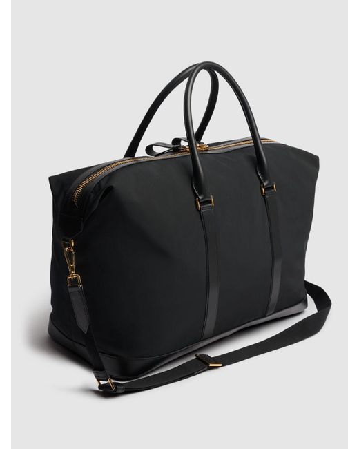 Tom Ford Recycled Nylon Holdall Duffle Bag Unique in Black for Men Lyst