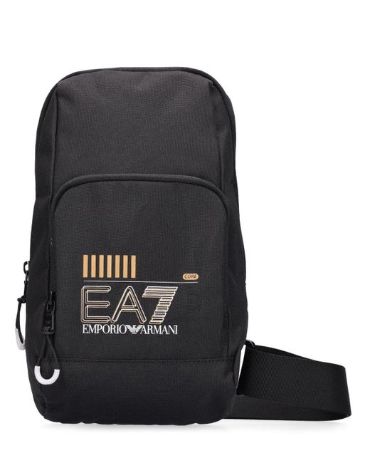 EA7 Core Identity Crossbody Bag in Black for Men Lyst