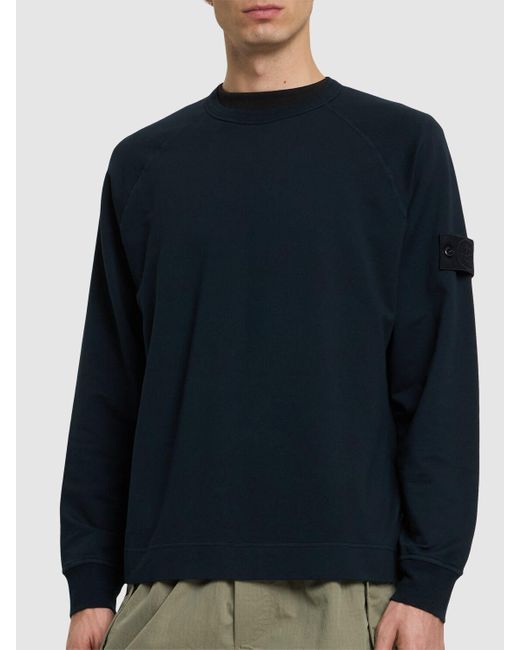 Stone Island Ghost Crewneck Sweatshirt in Blue für Herren