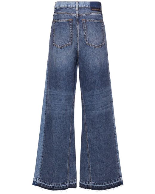 Stella McCartney Blue Damen Weite Jeans