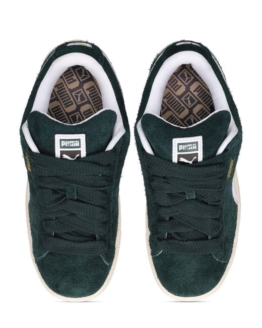 Sneakers suede xl hairy di PUMA in Green