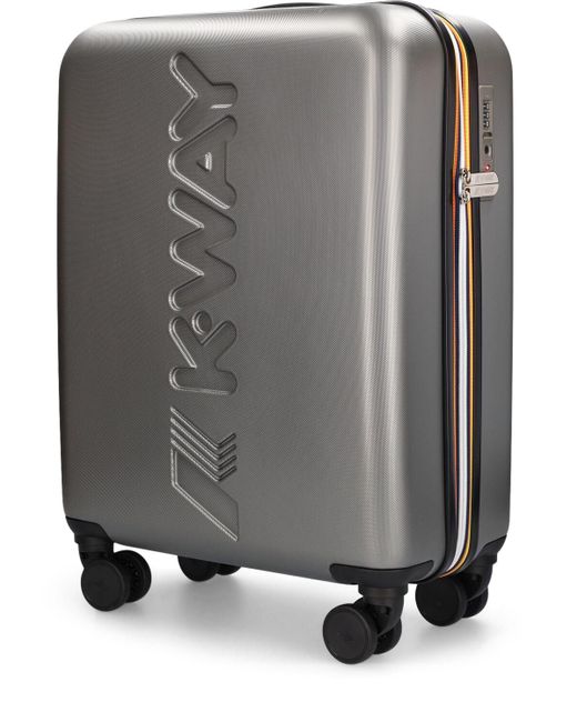 K-Way Gray Small Cabin Trolley for men