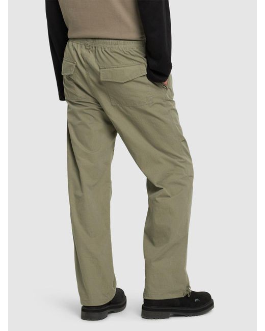 Represent Green Ripstop Parachute Pants for men