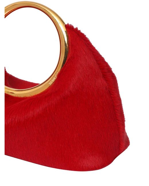 Jacquemus Red Ponyhaar-handtasche "le Petit Calino"