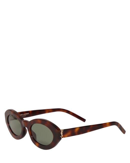 Saint Laurent Brown Sl M136 S Monogram Acetate Sunglasses