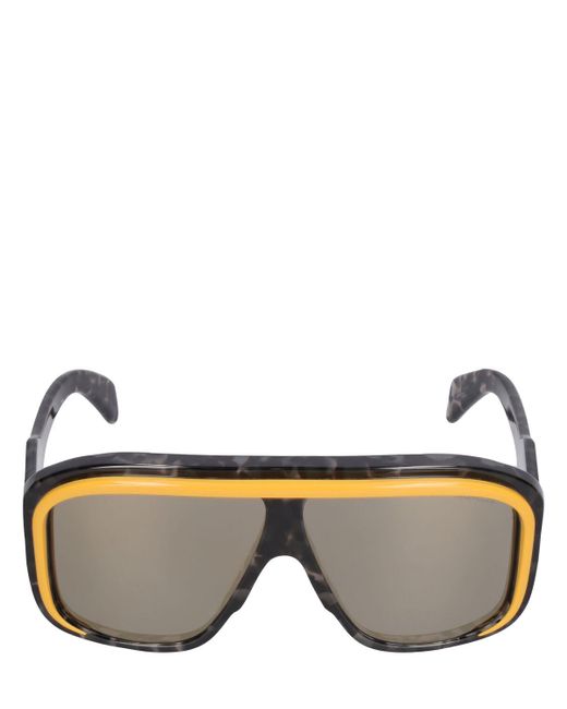 Vintage-inspired shield sunglasses di Moncler in Multicolor