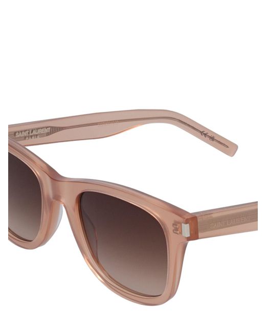 Saint Laurent Brown Sl 51 Acetate Sunglasses for men