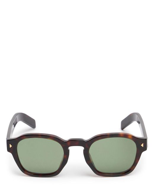 Prada Green Square Acetate Sunglasses/ Unique for men