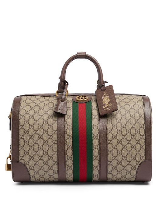 Gucci Brown Ophidia Gg Duffle Bag for men