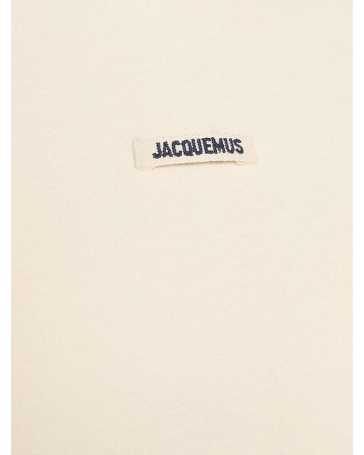 Jacquemus Natural T-shirt Aus Baumwolle "le Hoodie"