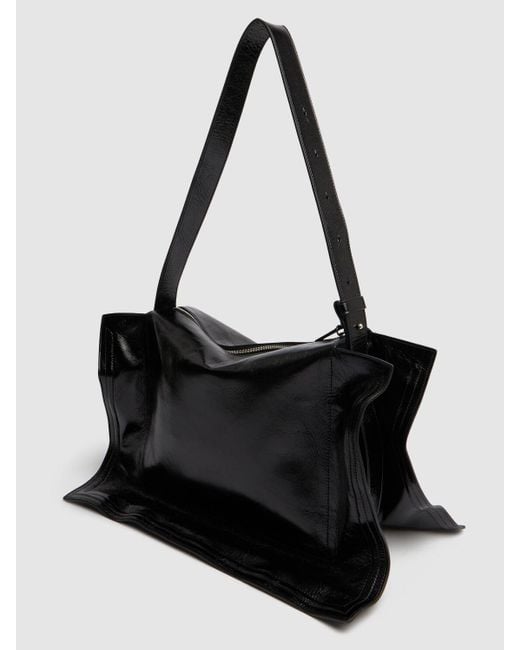 Y. Project Wire Cabas Leather Shoulder Bag in Black | Lyst Y. Project Wire Cabas Leather Shoulder Bag in Black | Lyst
