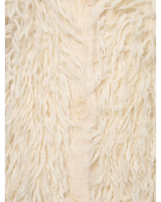 Cárdigan de punto de lana Stella McCartney de color Natural