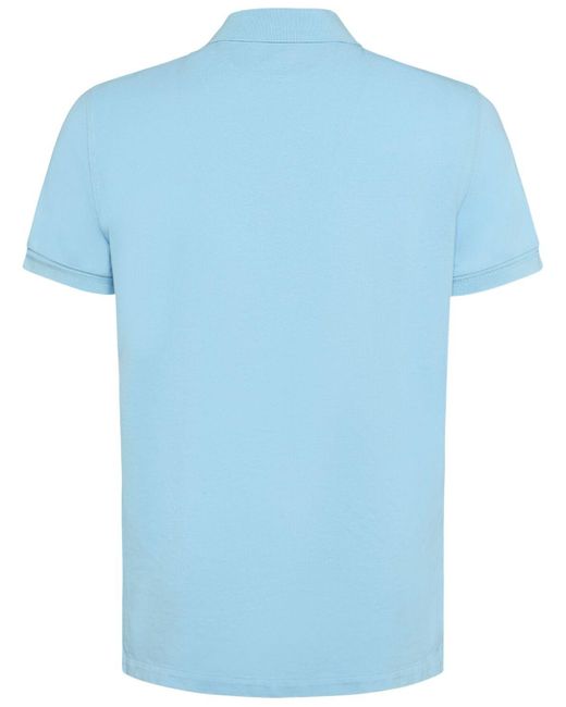 メンズ Tom Ford Tennis コットンピケポロ Blue