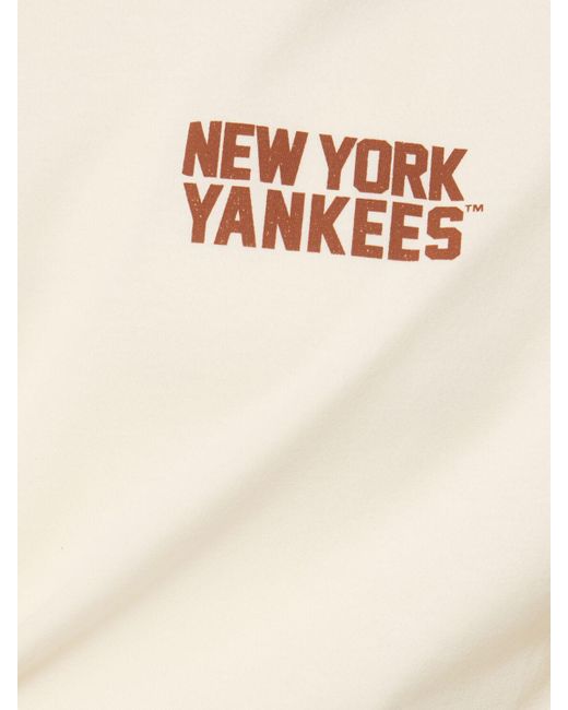 KTZ Natural Ny Yankees Mlb Wordmark Oversize T-shirt for men