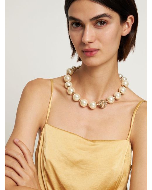Rosantica Natural Bucaneve Imitation Pearl Collar Necklace