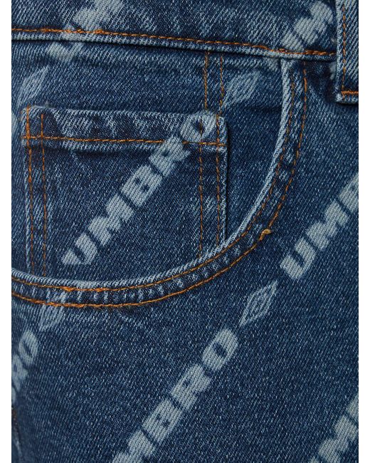 Umbro Lasered Logo Jeans in Blue for Men | Lyst Canada