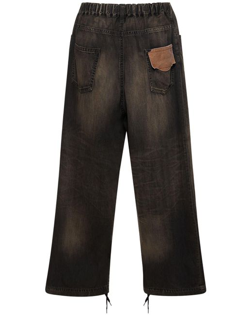 Maison Mihara Yasuhiro Leichte Jeans Aus Denim in Black für Herren