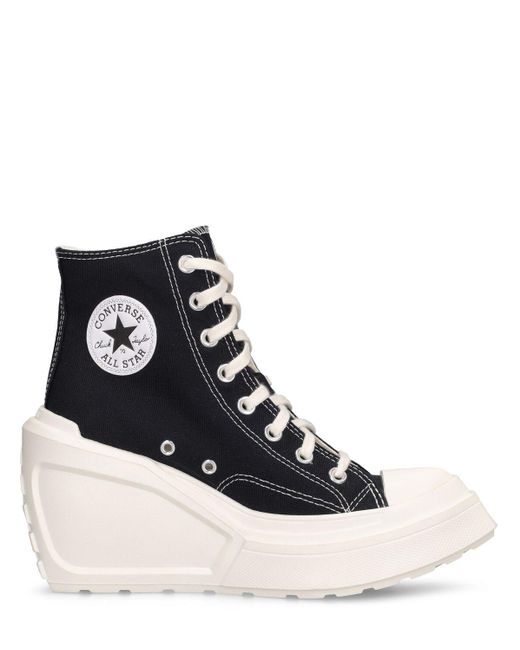 Converse Black Chuck 70 De Luxe Wedge Sneakers