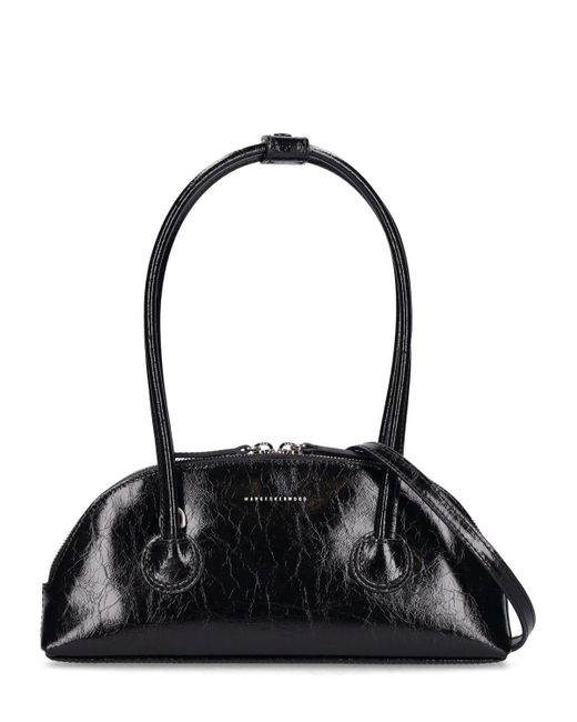 Bessette Shoulder Bag with Strap in Black - Marge Sher Wood