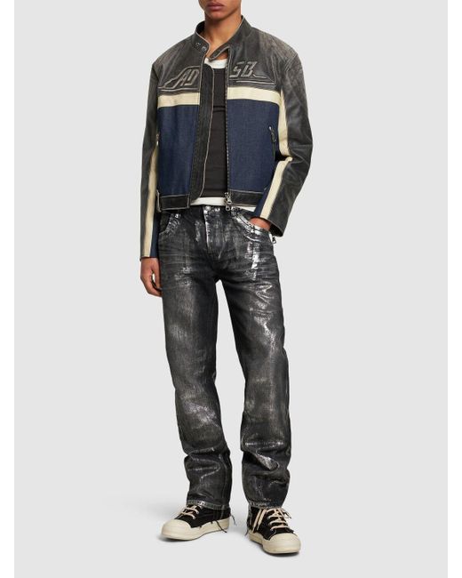 Jeans skinny metallizzati di Jaded London in Gray da Uomo