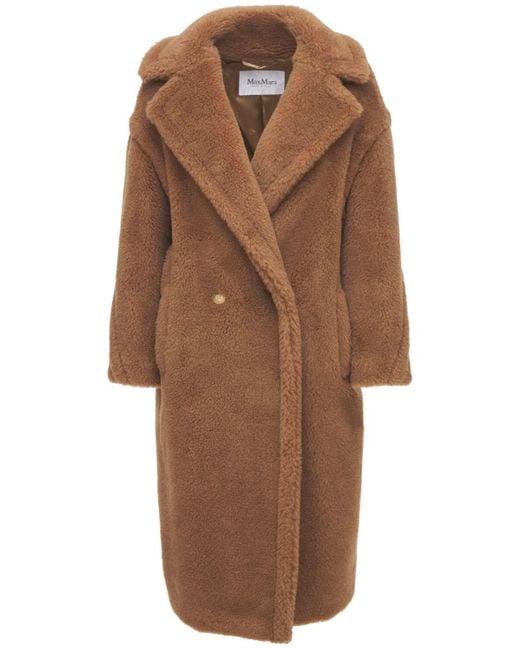 Abrigo Teddy De Max Mara de color Natural