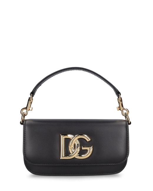 Dolce & Gabbana Black Handtasche Aus Leder