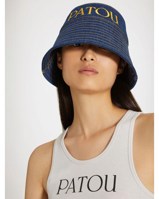 Patou Blue Fischerhut aus Bio-Baumwolldenim