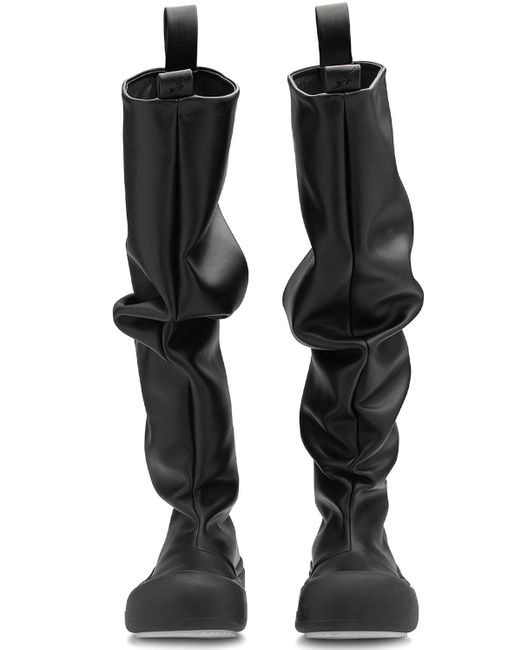 Yume Yume Fisherman Over-the-knee Boots in Black | Lyst