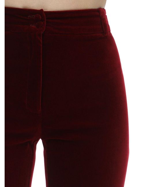 flared velvet