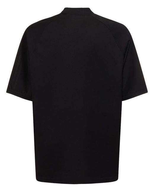 メンズ Y-3 3 Stripes コットンtシャツ Black
