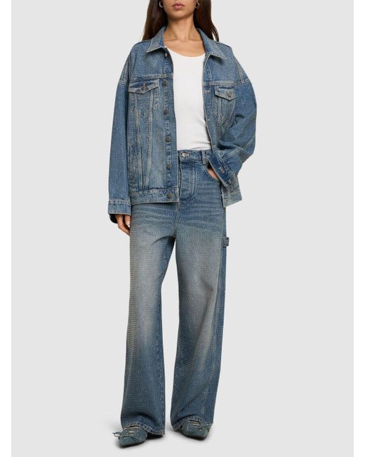 Jeans oversize de denim Marc Jacobs de color Blue
