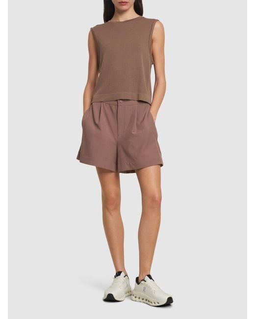 Varley Natural Damen Kurze Hosen Mit Falten „Mariya“