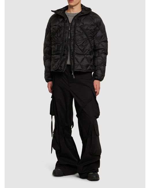 Roa Black Quilted Nylon Puffer Jacket for men