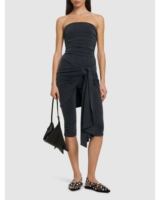 Alexander Wang ストラップレス ジャージージャンプスーツ Blue