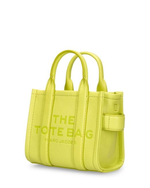 Marc Jacobs Yellow The Crossbody Leather Tote Bag