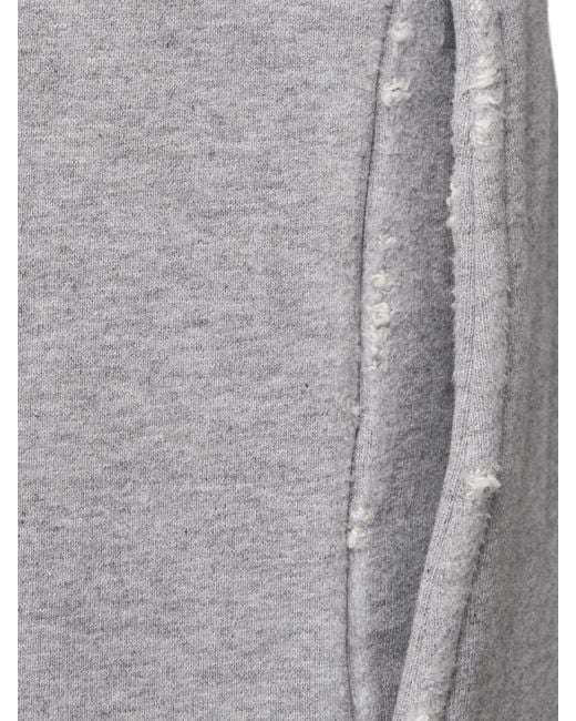 Balenciaga Gray baggy Cotton Sweatpants for men